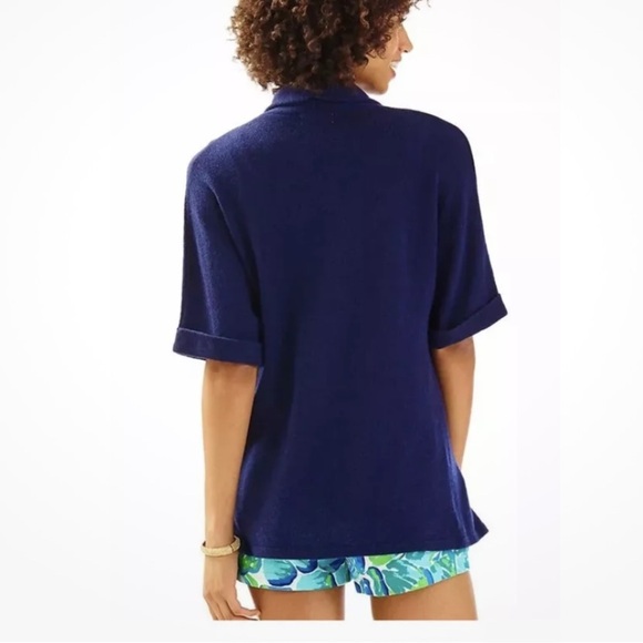 Lilly Pulitzer Belmont Cashmere Cardigan in True Navy - Size XS - Picture 5 of 7